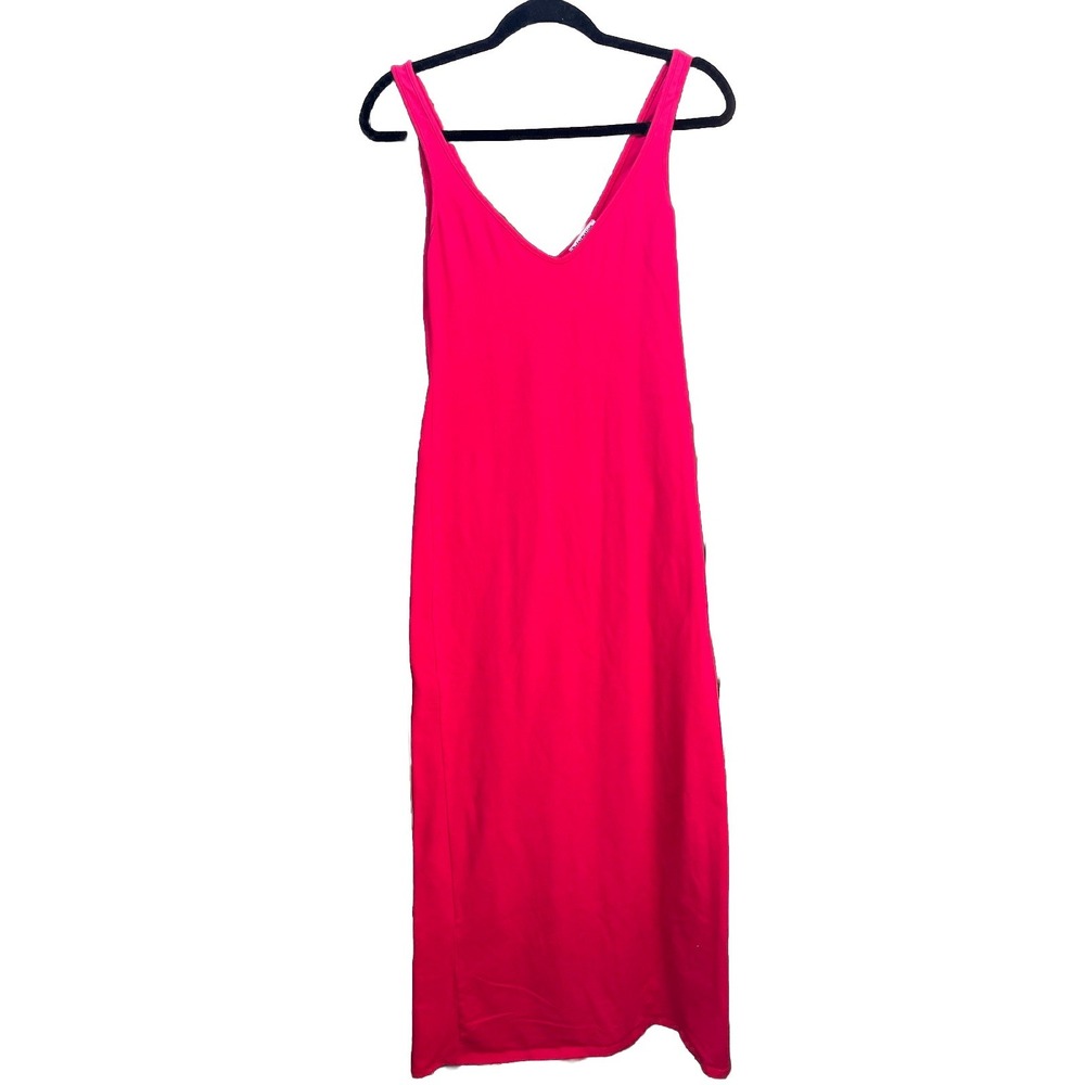 REFORMATION Tyra Knit Boducon Tank Top Maxi Dress Size M‎ Red/pink